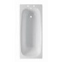 Single Ended Steel Bath with 2 Tap Holes - 1500 x 700mm