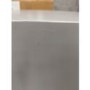 GRADE A2 - Ezra Chevron 3 Drawer Bedside Table in Pale Grey