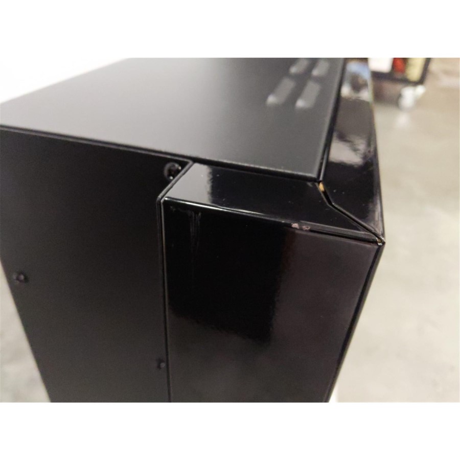 GRADE A3 - Black Wall Mounted Electric Fireplace with Open Front 42 Inch -  AmberGlo