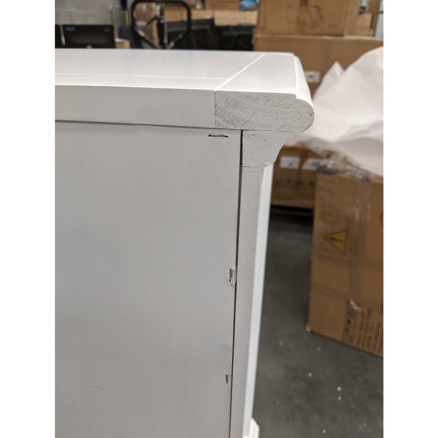 GRADE A2 - Florentine French Style 2+3 Chest of Drawers in White
