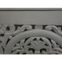 GRADE A2 - Fraya White Bedside Table with Hand Carved Detail
