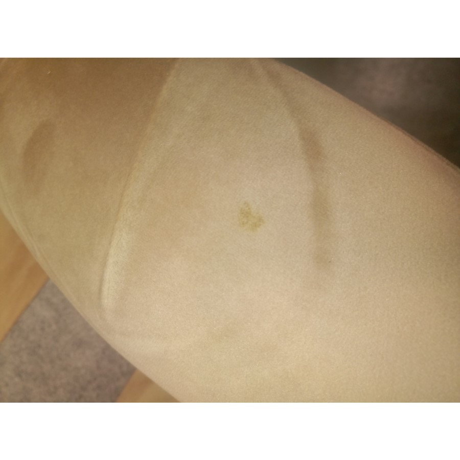 GRADE A2 - Beige Velvet Loveseat - Payton