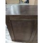 GRADE A2 - Jude Chevron Chest of Drawers in Dark Wood