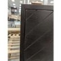 GRADE A2 - Jude Chevron Chest of Drawers in Dark Wood
