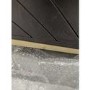GRADE A2 - Jude Chevron Chest of Drawers in Dark Wood