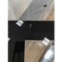 GRADE A2 - Seconique Henley Nest of Tables in Glass and Black