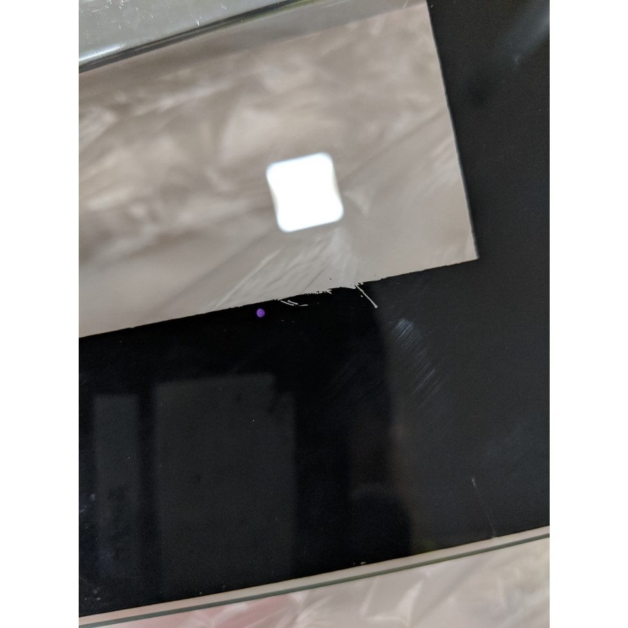GRADE A2 - Seconique Henley Nest of Tables in Glass and Black