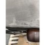 GRADE A2 - Grey Velvet Chesterfield Sofa Bed - Seats 3 - Double Bed - Bronte