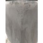 GRADE A2 - Pair of Grey Velvet Ribbed Dining Chairs with Black Legs - Penelope