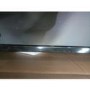 GRADE A2 - AmberGlo Mirrored Electric Wall Mounted Fire in Black - 60 Inch