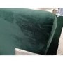 GRADE A2 - Dark Green Velvet Corner Sofa with Bolster Cushions - Seats 3 - Idris