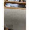 GRADE A2 - Pair of Solid Oak Dining Chairs with Cream Fabric Seat - Adeline