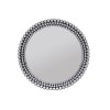GRADE A1 - Silver Gem Round Wall Mirror - Jade Boutique