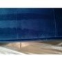 GRADE A2 - Buttoned Navy Blue Velvet Sofa - 3 Seater with Cushions - Elba