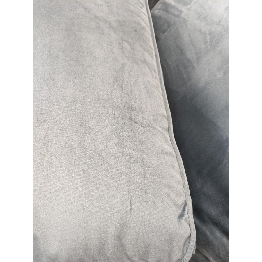 GRADE A2 - Payton Petrol Blue Velvet 2 Seater Sofa