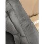 GRADE A2 - Grey Velvet Office Swivel Chair with Button Back - Marley