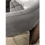 GRADE A2 - Grey Velvet Office Swivel Chair with Button Back - Marley