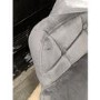 GRADE A2 - Grey Velvet Office Swivel Chair with Button Back - Marley