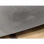 GRADE A2 - Large Dark Grey Velvet Armchair - Mid Century - Eden