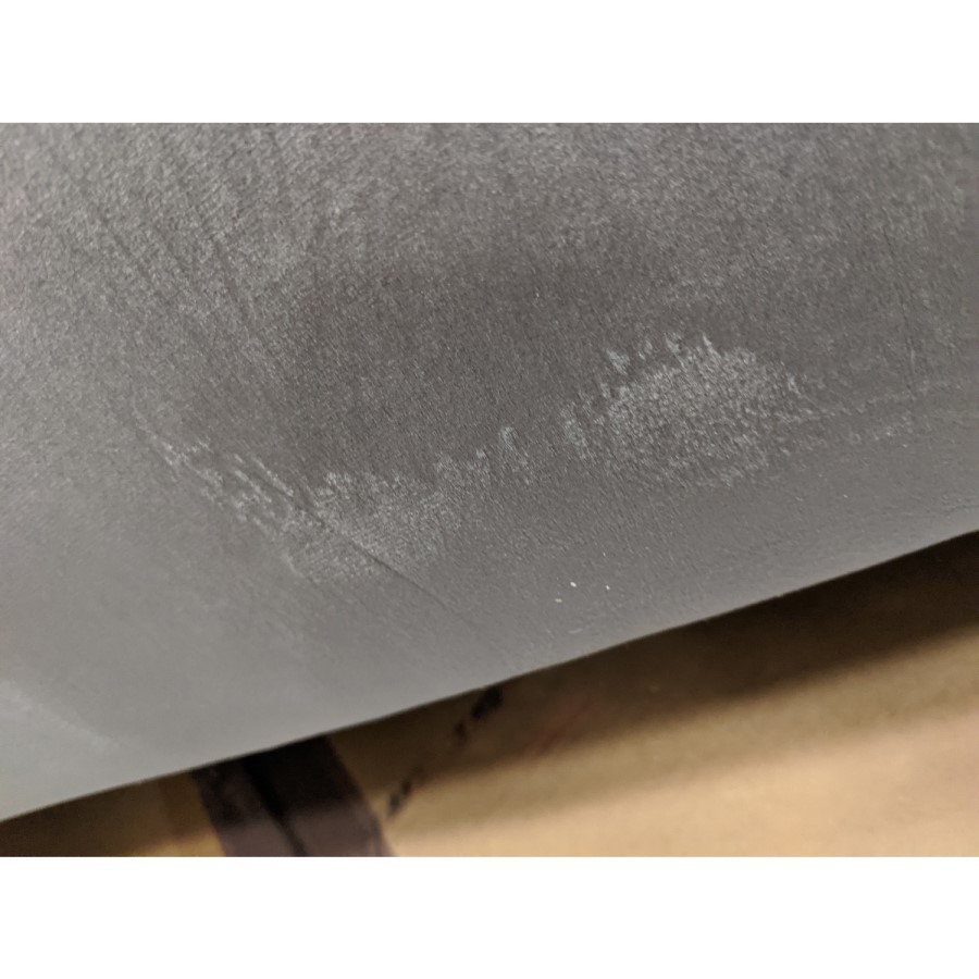 GRADE A2 - Large Dark Grey Velvet Armchair - Mid Century - Eden
