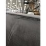 GRADE A2 - Large Dark Grey Velvet Armchair - Mid Century - Eden