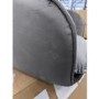 GRADE A2 - Grey Velvet Tub Chairs with Black Legs - Set of 2 - Logan
