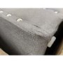 GRADE A2 - Safina Velvet Storage Blanket Box in Grey with Stud Detail