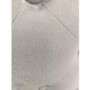 GRADE A2 - Adjustable Silver Grey Velvet Bar Stool with Chrome Swivel Base and Buttoned Back - Jade Boutique 