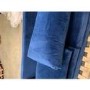 GRADE A2 - Clara Navy Blue Velvet 3 Seater Sofa