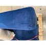 GRADE A2 - Clara Navy Blue Velvet 3 Seater Sofa