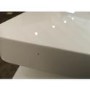 GRADE A2 - White Gloss Coffee Table with LED Lights - Tiffany