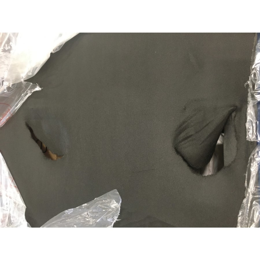 GRADE A2 - Elba Blue Velvet Sofa with Button Detailing & Bolster Cushions - Seats 2