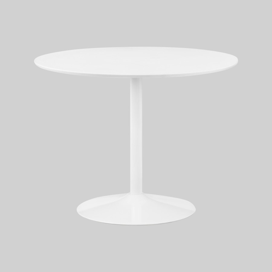 Round White Dining Table - Seats 4 - Julian Bowen Blanco