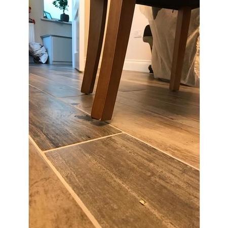 GRADE A2 - Kaylee Grey Velvet Dining Chairs with Oak Legs- Set of 2