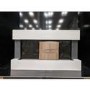 GRADE A3 - White Wall Mounted Electric Fireplace Suite - 39 Inch - Amberglo