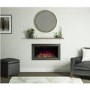 Be Modern 34" Black Nickel Inset Electric Fire - Avella