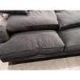 GRADE A2 - Payton Charcoal Grey Velvet 3 Seater Sofa