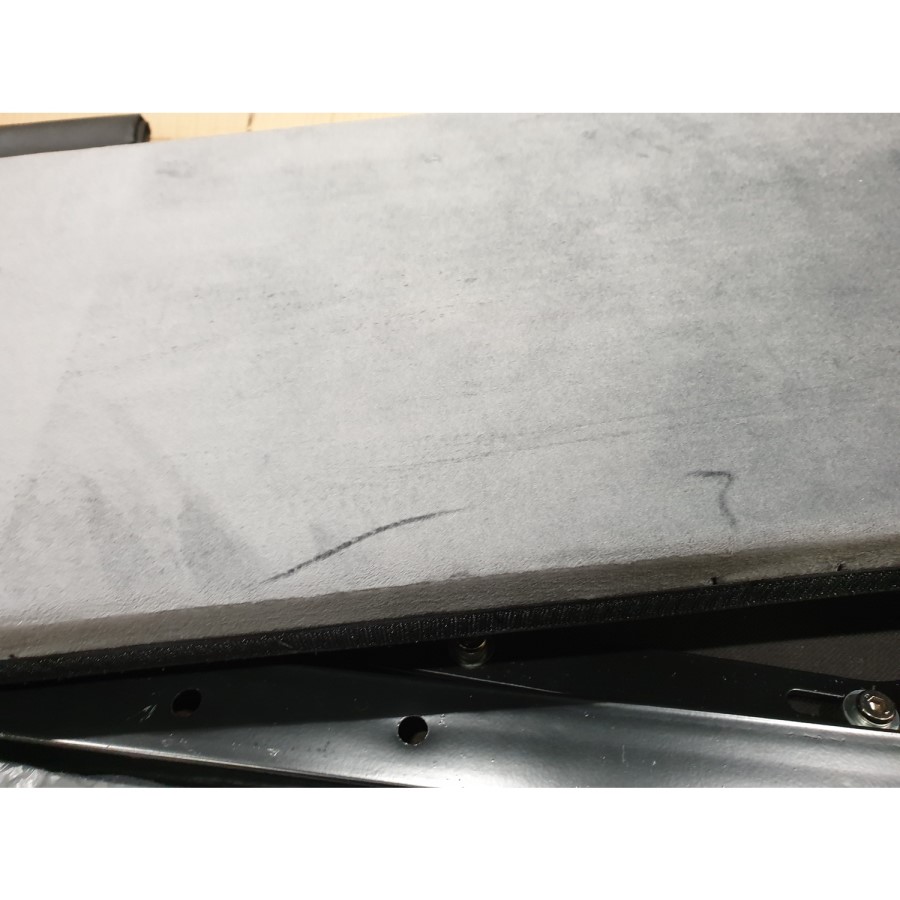 GRADE A2 - Maddox Wing Back Small Double Ottoman Bed in Grey Velvet