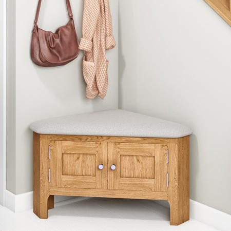 Small Corner Storage Bench