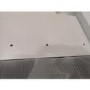 GRADE A2 - Large White High Gloss TV Unit with Grey Shelf - Harlow