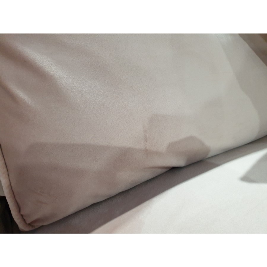 GRADE A2 - Light Pink Velvet 2 Seater Sofa - Payton
