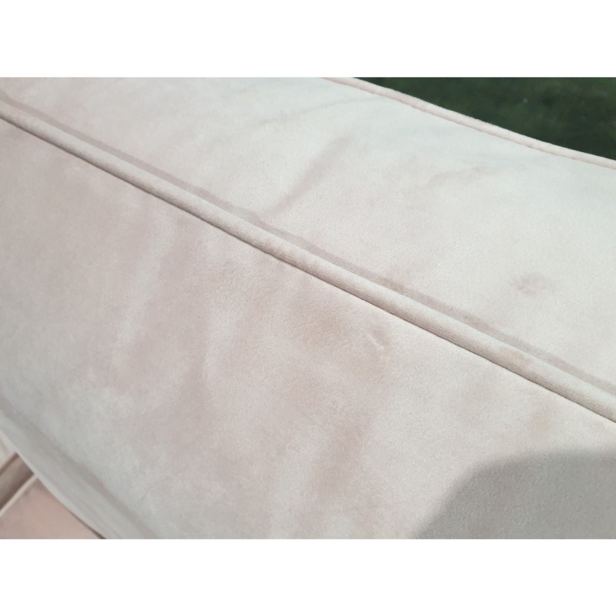 GRADE A2 - Light Pink Velvet 2 Seater Sofa - Payton