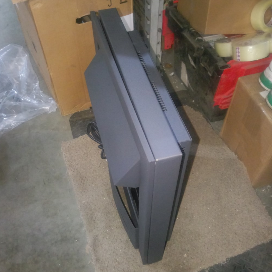 GRADE A2 - Adam Colorado Electric Inset Fire in Matt Black 