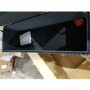 GRADE A2 - Safina Black Velvet Large Studded Storage Blanket Box
