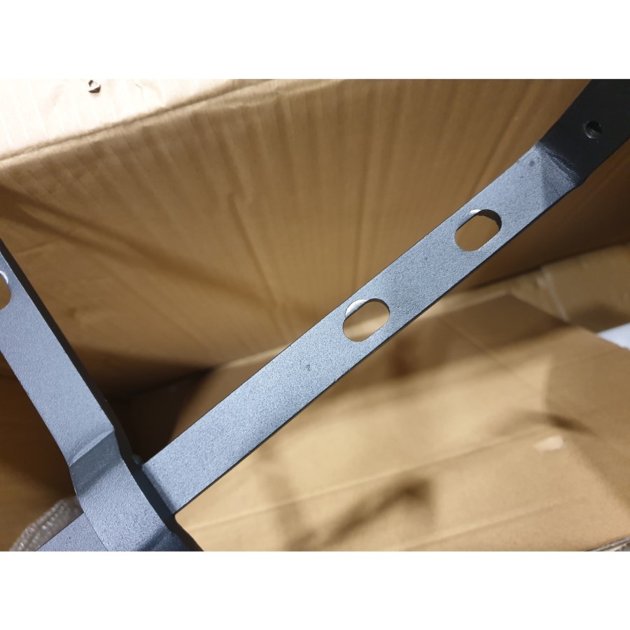 GRADE A2 - Macie Grey Velvet Bar Stool with Black Legs