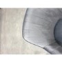GRADE A2 - Set of 2 Grey Velvet Dining Tub Chairs with Chrome Legs - Logan