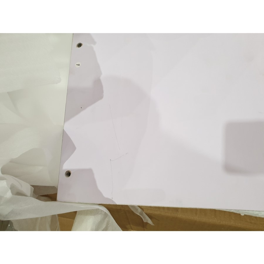 GRADE A2 - Charisma TV Stand in White Gloss