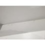 GRADE A2 - White Gloss Office Desk with Drawer - Roxy