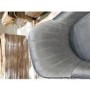GRADE A2 - Set of 2 Grey Velvet Dining Tub Chairs with Chrome Legs - Logan