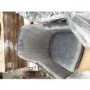 GRADE A2 - Set of 2 Grey Velvet Dining Tub Chairs with Chrome Legs - Logan